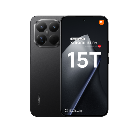 Smartfon Xiaomi 15T Pro Czarny Przednia i tylna obudowa