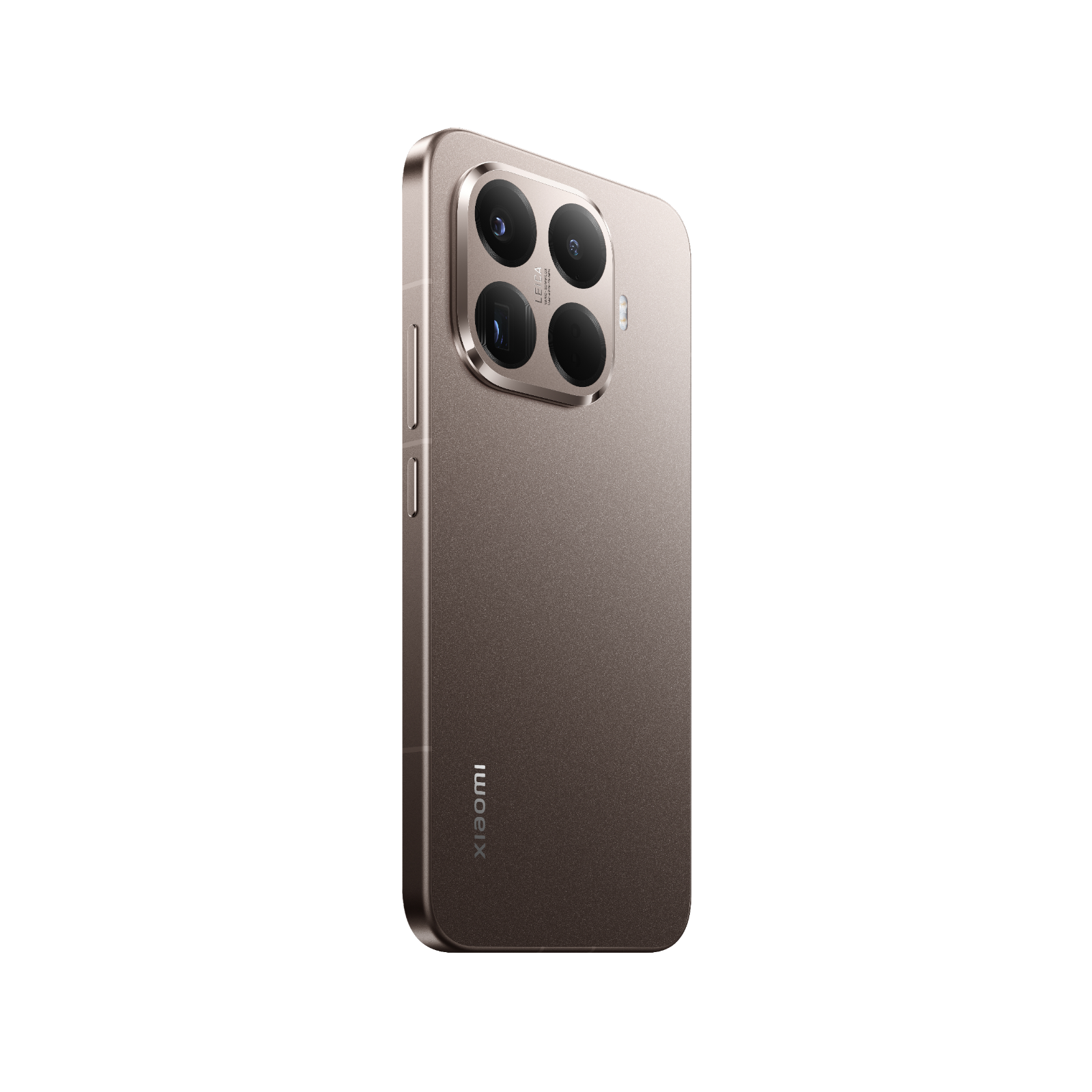 Smartfon Xiaomi 15T Pro Złoty Tylny, lewy bok
