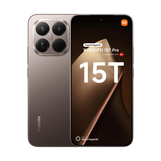 Smartfon Xiaomi 15T Pro Złoty Przednia i tylna obudowa