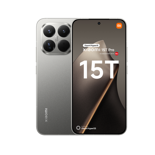 Smartfon Xiaomi 15T Pro Szary Przednia i tylna obudowa