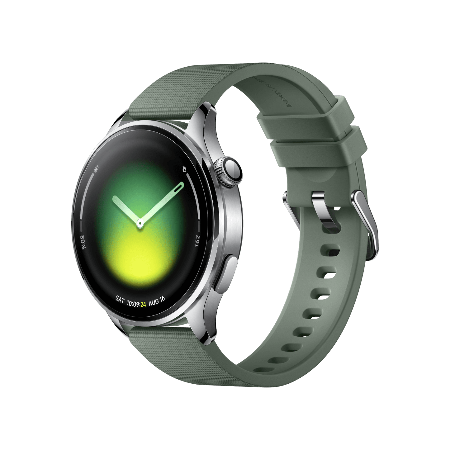 Zegarek Xiaomi Watch 5 Zielony Lewy bok
