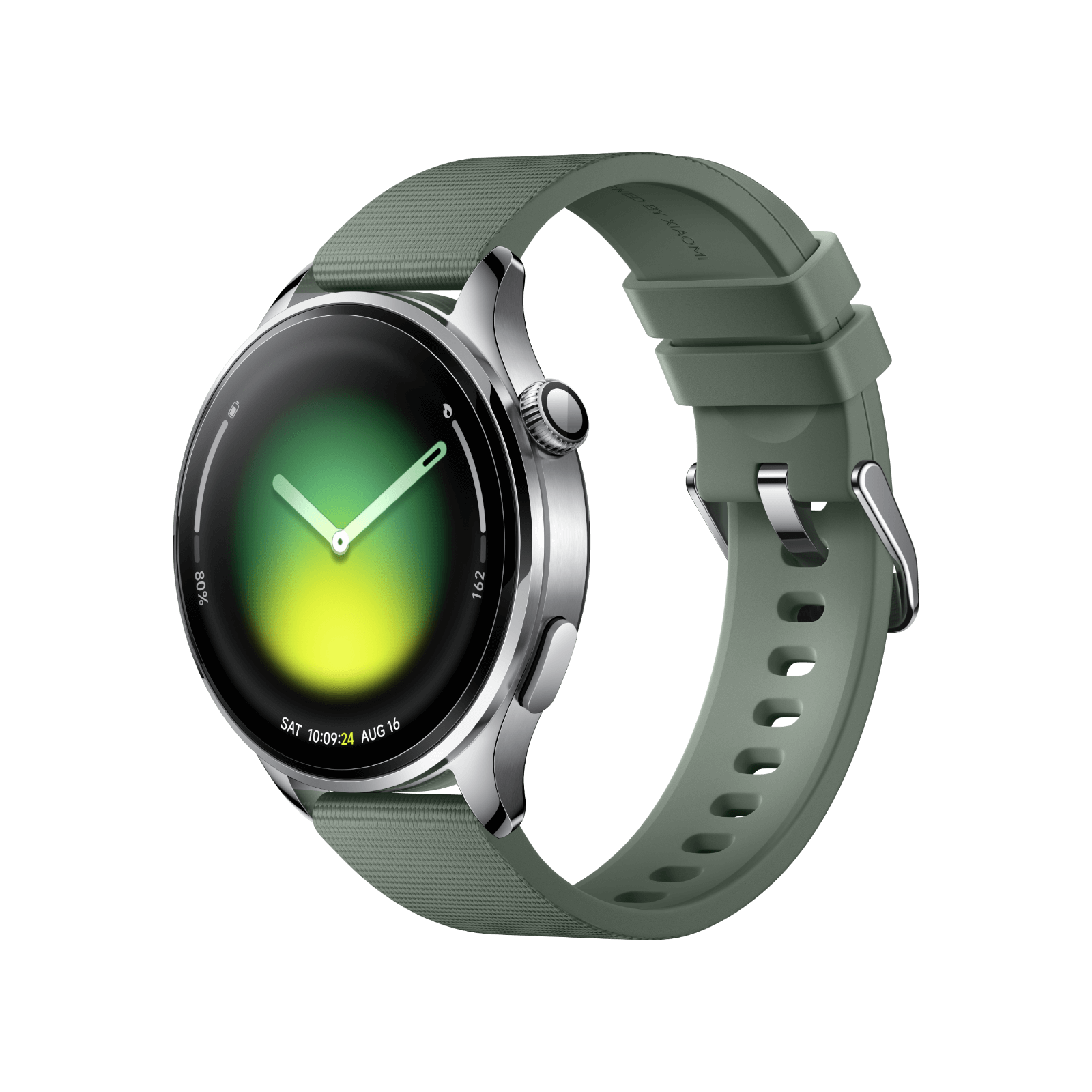 Zegarek Xiaomi Watch 5 Zielony Lewy bok