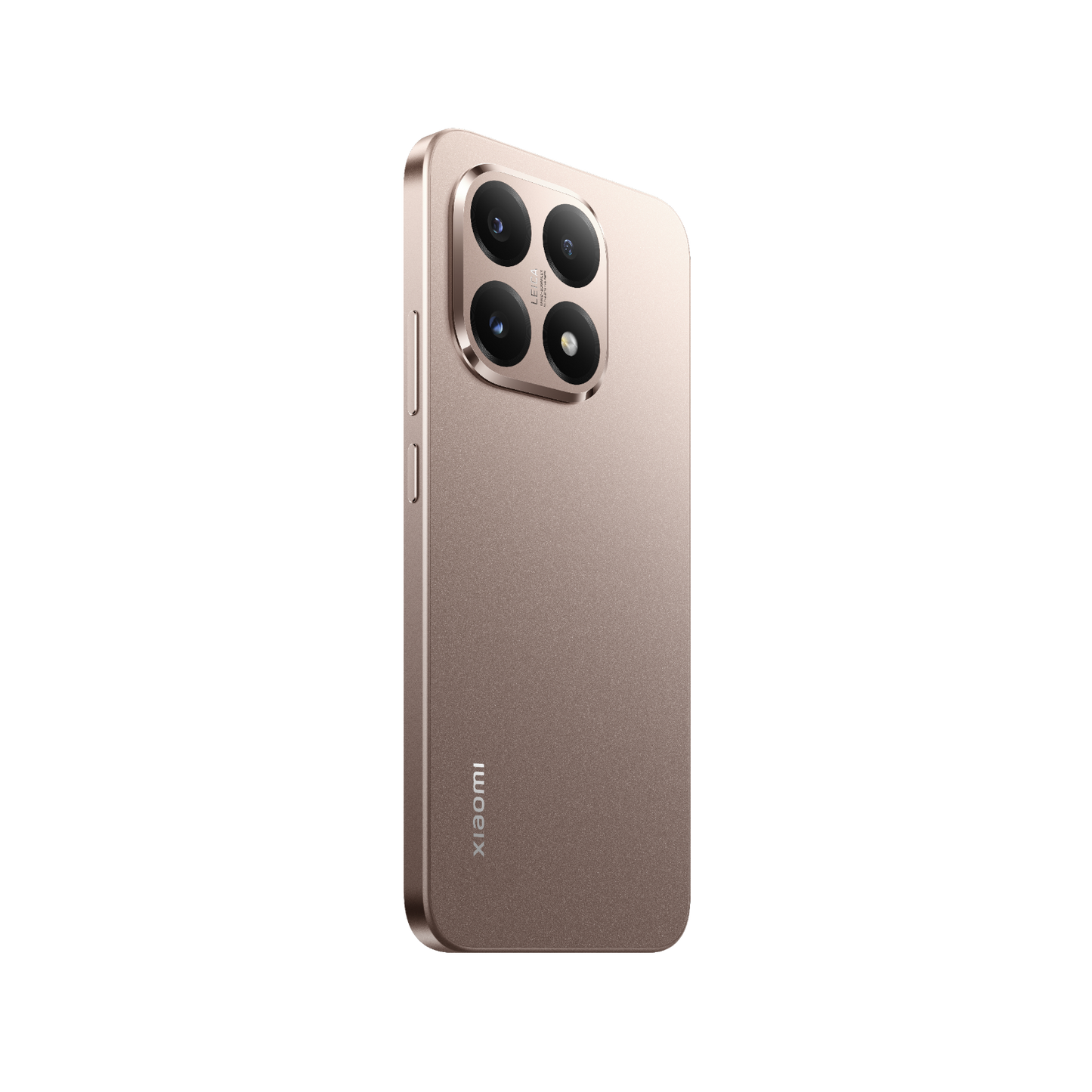 Smartfon Xiaomi 15T Różowe złoto Tylny, lewy bok