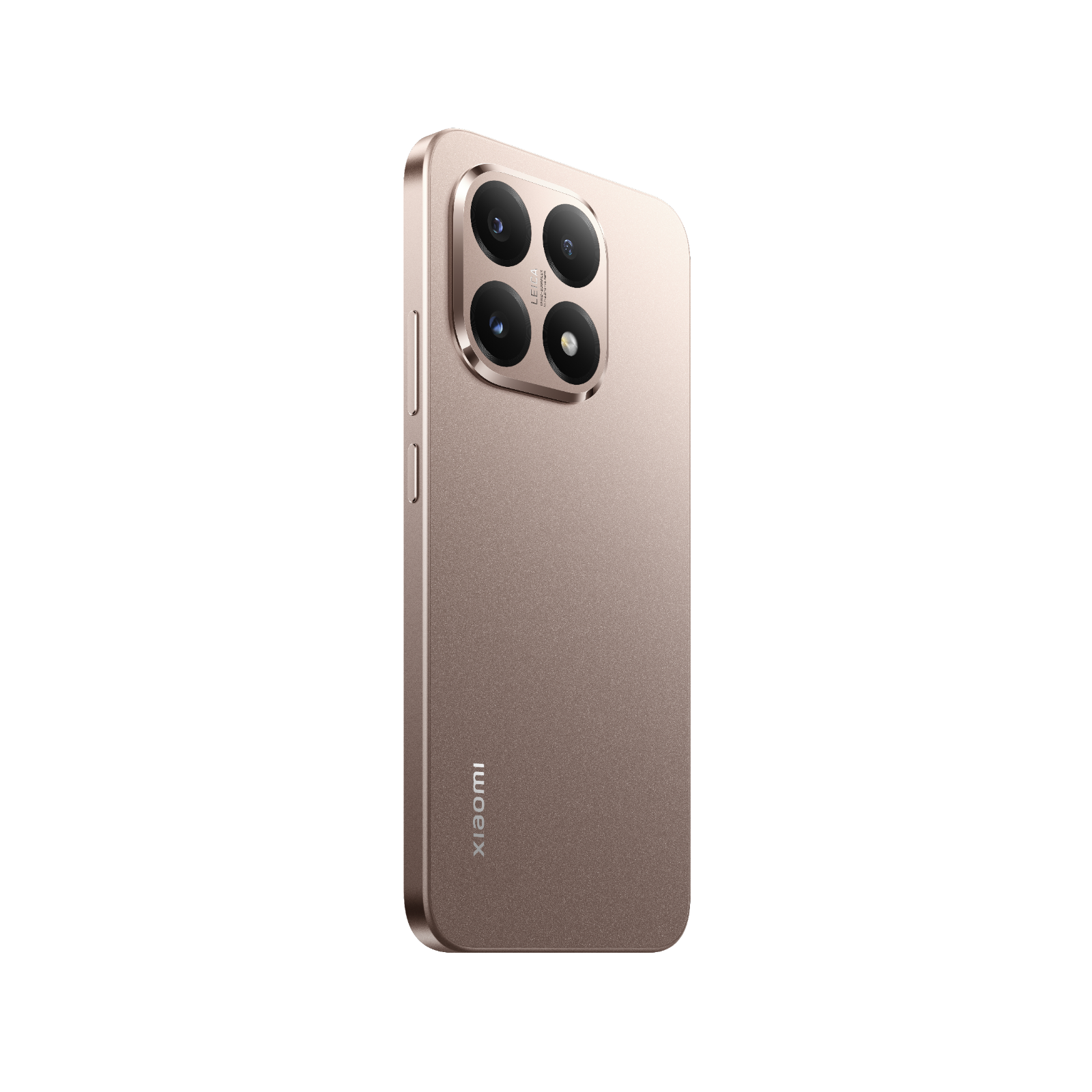 Smartfon Xiaomi 15T Różowe złoto Tylny, lewy bok